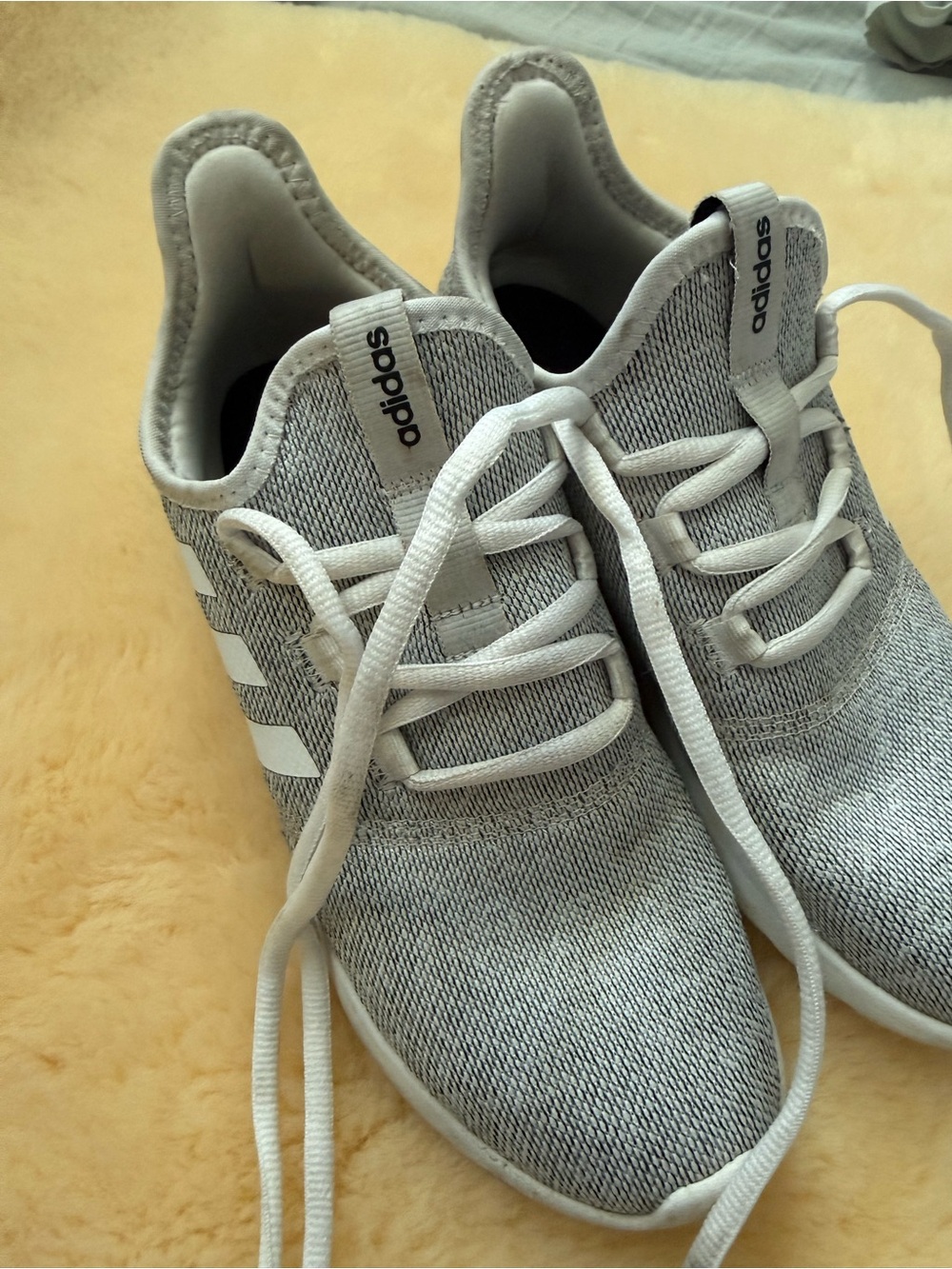 Cloudfoam Pure 2.0 Shoes size 8.5 Adidas Grey and White